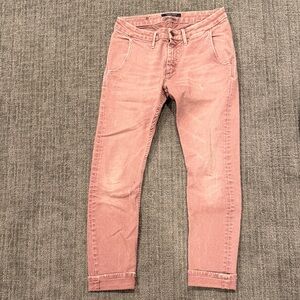 Mason Scotch distressed Pink Jeans